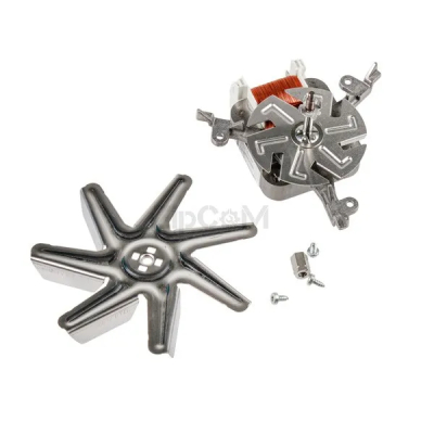 Двигатель вентилятора RRM/A32-4218 35W + крыльчатка 00651461 для духовок Bosch