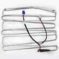 ТЭН оттайки холодильника Samsung, 280W, L400х330мм, провод 330мм, 2+1 контакты, 125°С, DA47-00139B, 240V