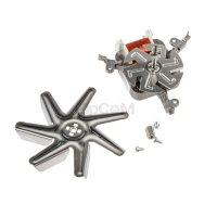 Двигатель вентилятора RRM/A32-4218 35W + крыльчатка 00651461 для духовок Bosch