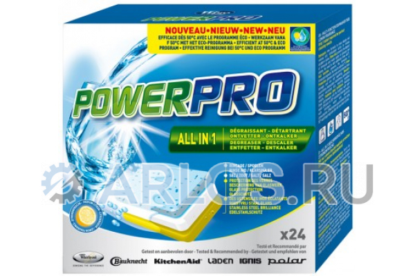 Таблетки для посудомоечной машины WPRO POWERPRO 24 шт (SWP 81473) 484000001148